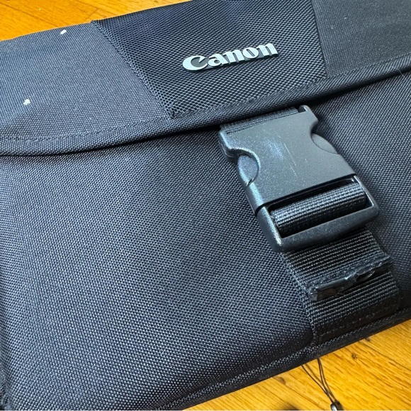 Cannon T5 Rebel DSLR with 55mm Fixed Lens, Accessories, Case, Batteries - Picture 8 of 13